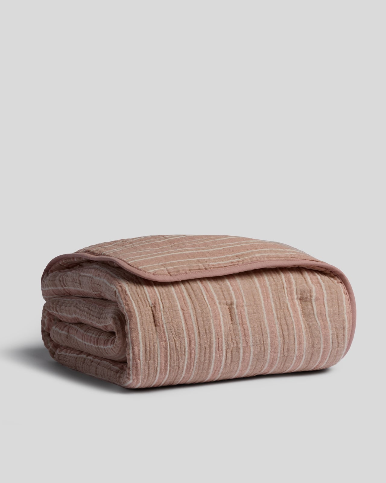 Organic Cloud Cotton Stripe Toddler Quilt