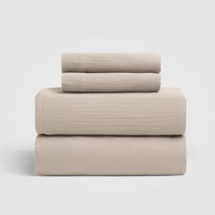 Calm Crinkled Comfort 4-Piece Sheet Set